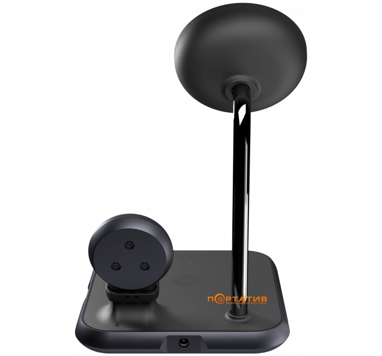 Беспроводное ЗУ Zens 4-in-1 Magnetic + Watch Aluminium Wireless Charger Black (ZEDC20B/00)