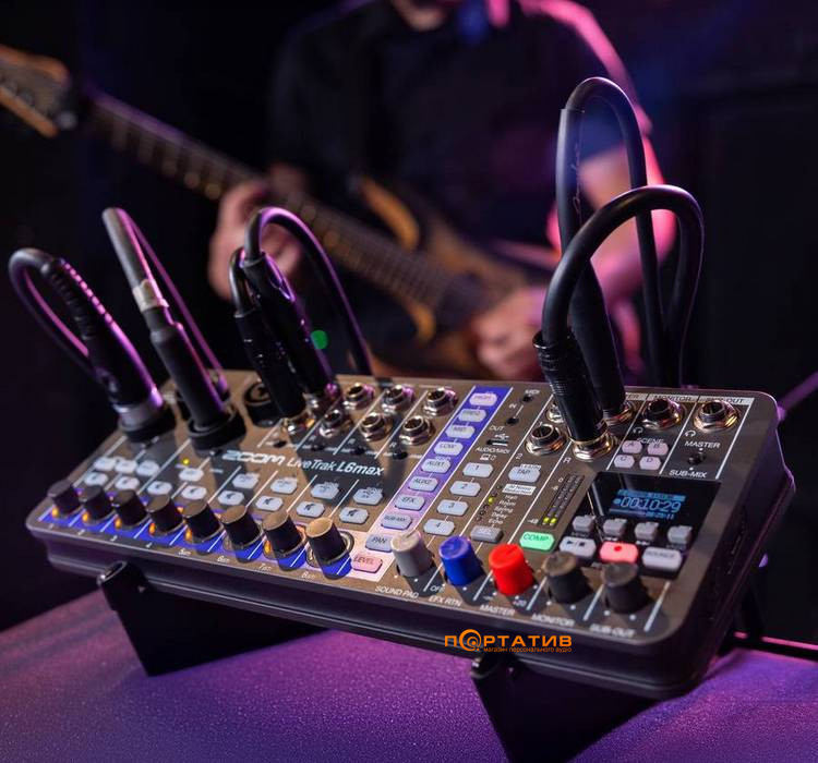 Цифровой микшерный пульт Zoom LiveTrak L6max