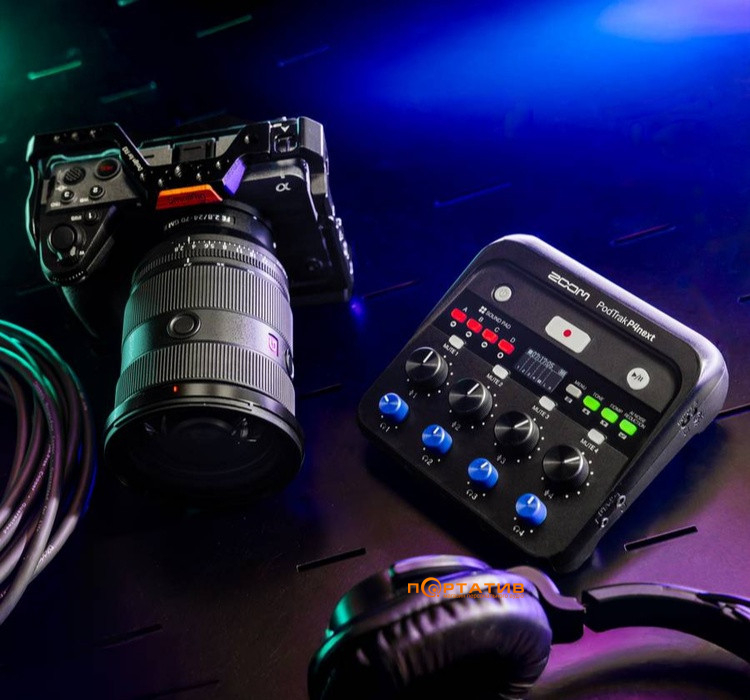 Цифровий диктофон Zoom PodTrak P4next