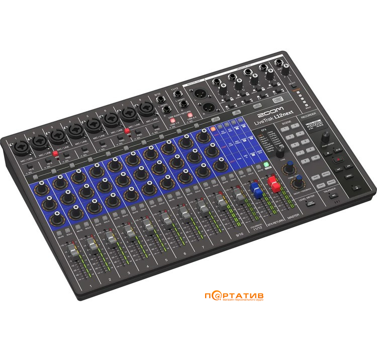 Цифровий мікшерний пульт Zoom LiveTrak L12next