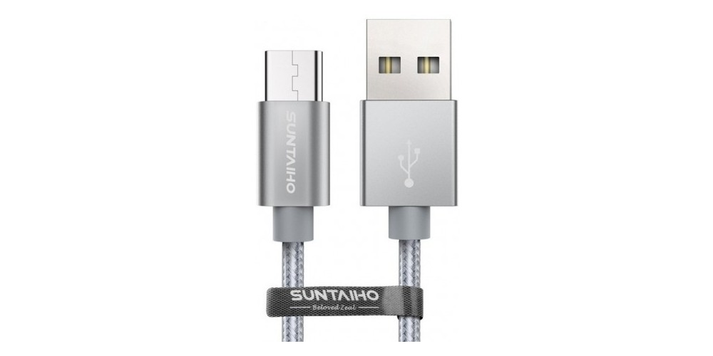 Suntaiho MicroUSB Cable 0.25 m Silver