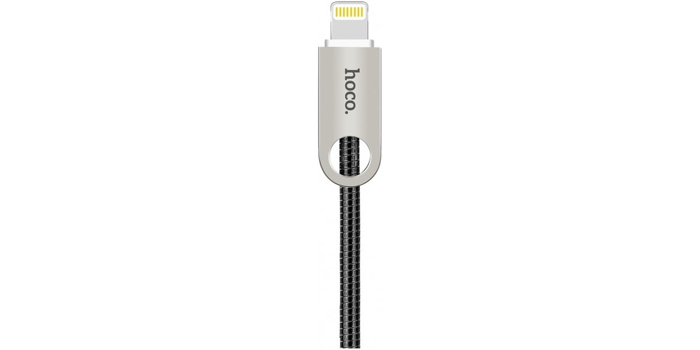 Hoco USB Lightning Cable U8 Zinc Alloy Metal 1 m Grey