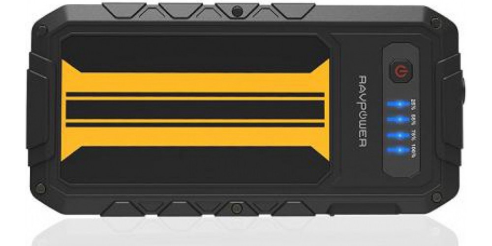 RavPower Car Jump Starter 8000mAh 300A Peak Current Quick Charge 3.0 Black/Yellow (RP-PB007)