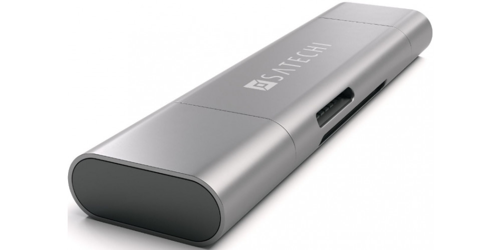 Satechi Aluminum Type-C USB 3.0 and Micro/SD Card Reader Space Gray (ST-TCCRAM)