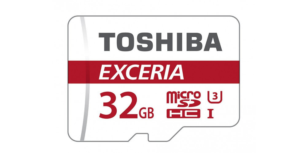 Toshiba microSDHC 32GB Class 10 UHS-I Exceria M302 + SD Adapter (THN-M302R0320EA)