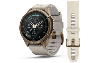  Garmin Fenix 9 Pro – inReach, 43mm, Autumn Gold Titanium with Bone Leather Band (010-04335-41)