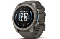  Garmin Fenix 9 – 51mm, Titanium with Pebble Grey Silicone Band (010-04763-01)