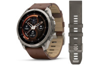  Garmin Fenix 9 Pro – inReach, 51mm, Titanium with Walnut Leather Band (010-04337-41)