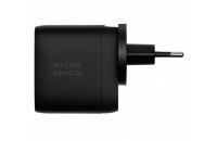 Акустика и аудиосистемы Native Union Fast GaN Charger PD 67W Dual USB-C Port Black (FAST-PD67-BLK-INT)