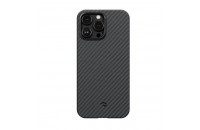 Чехлы и защитные стекла Pitaka MagEZ Case 3 Twill 1500D Black/Grey for iPhone 14 Pro Max (KI1401PM)