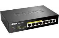 Мережеве обладнання D-Link DGS-1008P, 8xGE (4xGE PoE, 4xGE), 68W