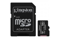Картки пам'яті  Kingston microSDXC 64GB UHS-I Canvas Select Plus + SD Adapter (SDCS2/64GB)