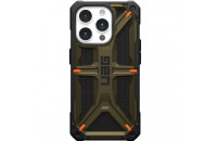 Чохли та захисне скло  UAG для Apple iPhone 15 Pro Monarch, Kevlar Elemental Green (11427811397B)