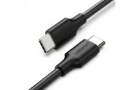 Кабели и переходники UGREEN US286 USB Type-C to USB Type-C 60W Cable Nickel Plating 3A 1,5m Black (50998)