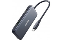  Anker PowerExpand Premium 5-in-1 USB-C to HDMI 4K Media Hub Gray (A8334HA1)