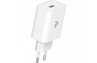 Зарядные устройства 2E Wall Charger 18W USB-A QC White (2E-WC1USB18W-W)