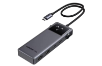 Хабы и кардридеры Ugreen CM888 USB-C to 2xUSB, 2xUSB-C, HDMI 4K60, PD100W Gray (35998)