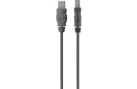 Кабели и удлинители Belkin USB 2.0 (AM/BM) DSTP 3 m Black (F3U154bt3M)