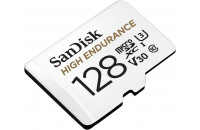 Картки пам'яті  SanDisk microSDXC 128GB UHS-I V30 U3 High Endurance + SD Adapter (SDSQQNR-128G-GN6IA)
