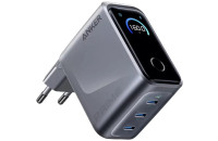 Зарядные устройства Anker GaN Prime Charger 160W PD, 3-Ports, Display Silver (A2687341)