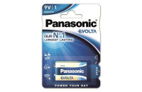 Элементы питания Батарейка Panasonic EVOLTA KRONA 6LR61 BLI 1 ALKALINE (6LR61EGE/1BP)