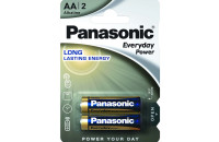 Элементы питания Батарейка Panasonic EVERYDAY POWER AA BLI 2 ALKALINE (LR6REE/2BR)