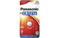 Элементы питания Батарейка Panasonic CR 1216 BLI 1 LITHIUM (CR-1216EL/1B)