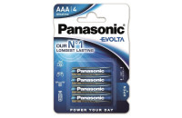 Элементы питания Батарейка Panasonic EVOLTA AAA BLI 4 ALKALINE (LR03EGE/4BP)