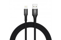 Кабелі та перехідники T-Phox Jagger T-L814 Lightning - 2m  Black