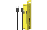 Аксесуари для навушників НАTOR 1м type-c to USB-A (ACC416) Black