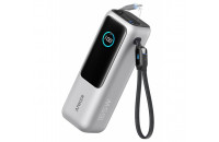 Портативные батареи (павербанки) Anker 25000 mAh 165W PD Built-In Double USB-C Cables Silver (A1695H41)