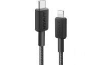  Anker 322 USB-C to Lightning - 1.8m Nylon Black (A81B6G11)
