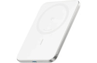 Портативні батареї (павербанки) Anker MagGo Slim 5000 mAh Qi2 15W + USB-C PD 20W White (A1665H21)
