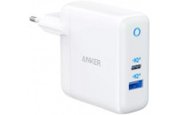 Зарядные устройства Anker Wall Charger PowerPort PD+ 2 20W 1xPD & 15W 1xUSB White (A2636G21)