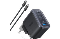 Зарядные устройства Anker Nano Charger 70W GaN 3 Port Black (A121AL11)