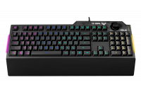 Клавіатури ASUS TUF Gaming K1 USB Black Ru (90MP01X0-BKRA00)
