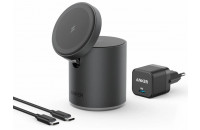 Зарядні пристрої Anker PowerWave Mag-Go 2-in-1 Dock Black (B2568311)