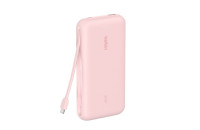 Портативні батареї (павербанки) Belkin Power Bank 20000 30W PD Integrated USB-C Pink (BPB024HQPK)
