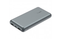 Портативні батареї (павербанки) Belkin Power Bank 10000 15W Dual USB-A USB-C Grey (BPB011BTGY)