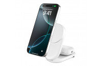 Зарядні пристрої Belkin UltraCharge 2-in-1 Foldable Magnetic Charging 25W White (WIZ039KQWH)