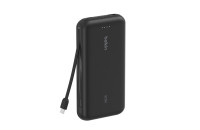 Портативні батареї (павербанки) Belkin Power Bank 20000 30W PD Integrated USB-C Black (BPB024HQBK)