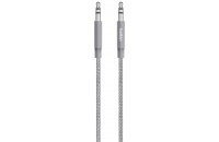  Belkin jack 3.5mm - jack 3.5mm Premium 1.2 m Gray (AV10164BT04-GRY)