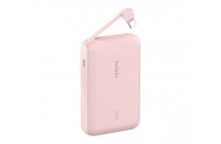 Портативные батареи (павербанки) Belkin Power Bank 10000 20W PD Integrated USB-C Pink (BPB021HQPK)