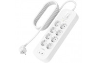 Кабелі та подовжувачі Belkin 8х Schuko, USB-A/USB-C 30Вт, 16А, 2м (SRB004VF2M)