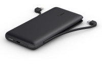 Портативні батареї (павербанки) Belkin Power Bank 10000mAh 23W integrated cables Black (BPB006BTBLK)
