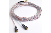  Brainwavz Candy Cane Silver Plated Balanced Cable with MMCX Connector (2.5mm Jack)