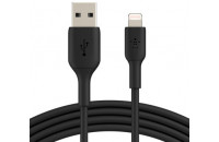 Кабелі та перехідники Belkin USB-A - Lightning PVC Cable 1 m Black (CAA001BT1MBK)