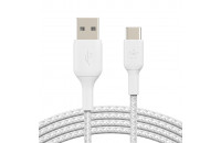 Кабели и переходники Belkin USB-A - Lightning PVC Cable 2 m White (CAA001BT2MWH)