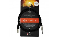 Аксесуари для музичного обладнання Clarity JACK-XLR(M) PRO 2m