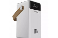 Портативні батареї (павербанки) Canyon OnPower 610 Metal 60000mAh PD100W White (CNS-CPB610W)